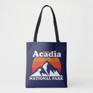 Vintage Acadia National Park Tote Bag