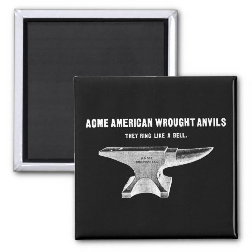 Vintage Acme Anvils Magnet