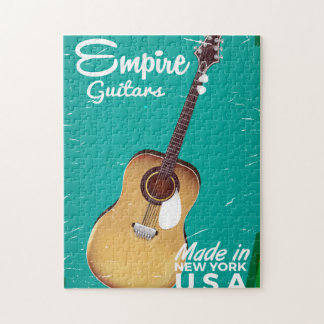 Vintage acoustic guitar commercial jigsaw puzzle