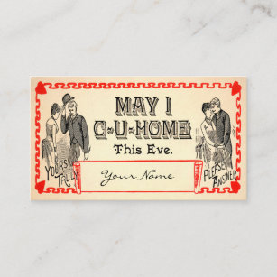 Vintage Acquaintance Business Card