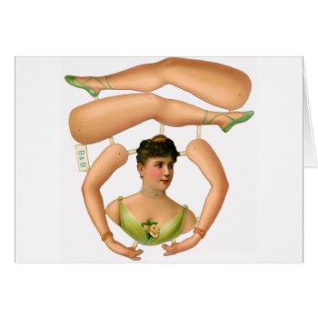 Vintage Acrobat Articulated Paper Doll by seemonkee at Zazzle