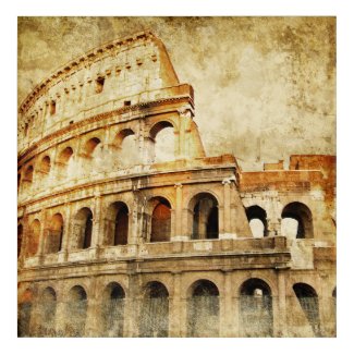 Vintage Acrylic Print | Vintage Arena Wall art