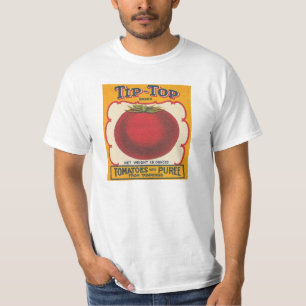 Vintage Ad Art-Canned Tomato Label on tee
