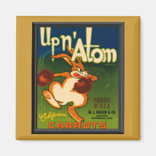 Vintage Ad Carrots Magnet
