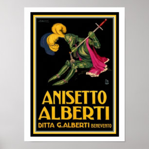 Vintage Ad for Anisetto Alberti 12 x 16 Poster