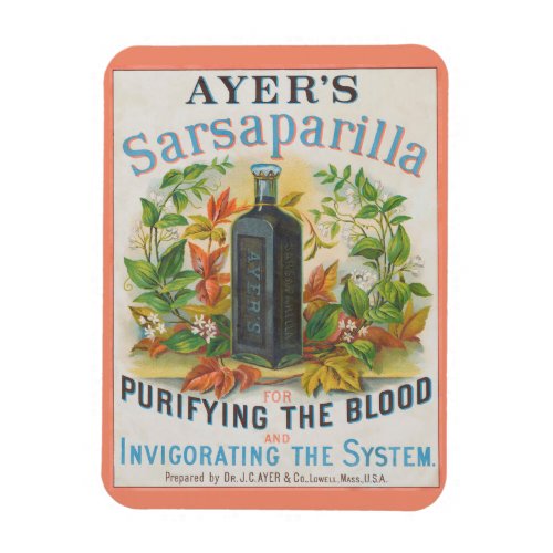 Vintage Ad For Ayers Sarsaparilla Magnet
