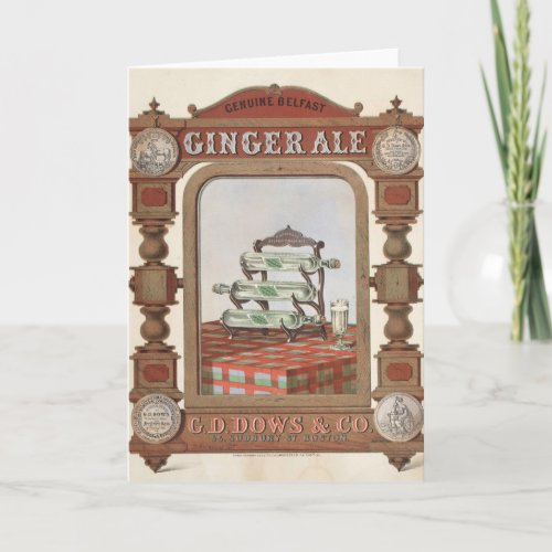 Vintage Ad For Belfast Ginger Ale 2 Card