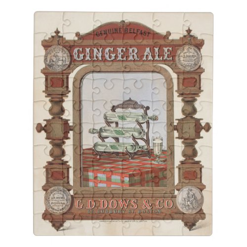 Vintage Ad For Belfast Ginger Ale 2 Jigsaw Puzzle