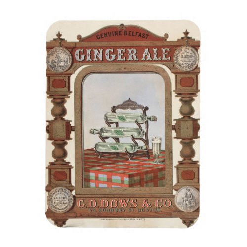 Vintage Ad For Belfast Ginger Ale 2 Magnet