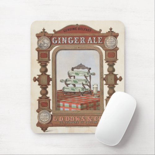 Vintage Ad For Belfast Ginger Ale 2 Mouse Pad