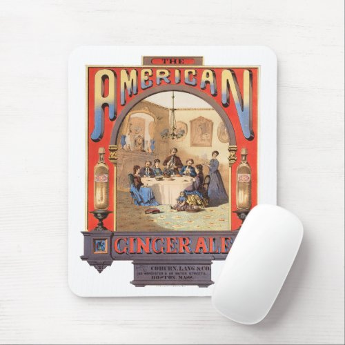 Vintage Ad For Coburn Lang  Company Ginger Ale Mouse Pad