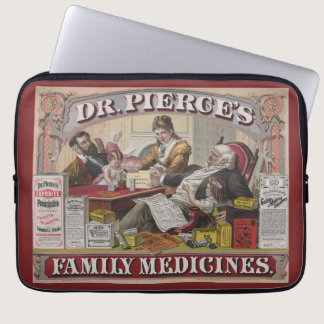 Vintage Ad For Dr. Pierces Family Medicines. Laptop Sleeve