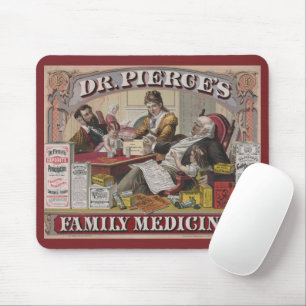 Vintage Ad For Dr. Pierces Family Medicines. Mouse Pad