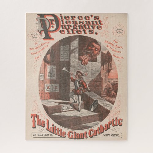 Vintage Ad For Dr Pierces Purgative Pellets Jigsaw Puzzle