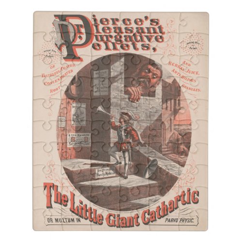 Vintage Ad For Dr Pierces Purgative Pellets Jigsaw Puzzle