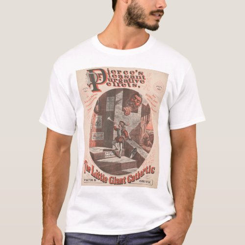 Vintage Ad For Dr Pierces Purgative Pellets T_Shirt