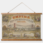 Vintage Ad For Empire Sewing Machine Co., New York Hanging Tapestry