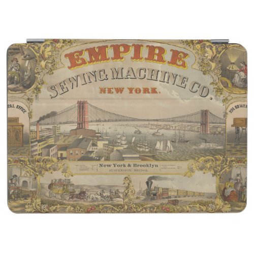 Vintage Ad For Empire Sewing Machine Co New York iPad Air Cover