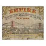 Vintage Ad For Empire Sewing Machine Co., New York Jigsaw Puzzle