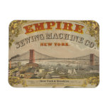 Vintage Ad For Empire Sewing Machine Co., New York Magnet