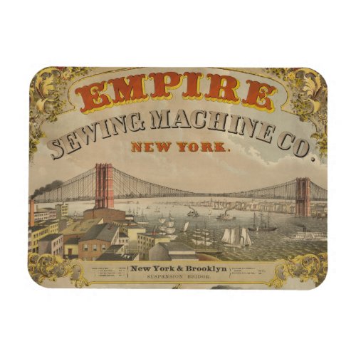 Vintage Ad For Empire Sewing Machine Co New York Magnet