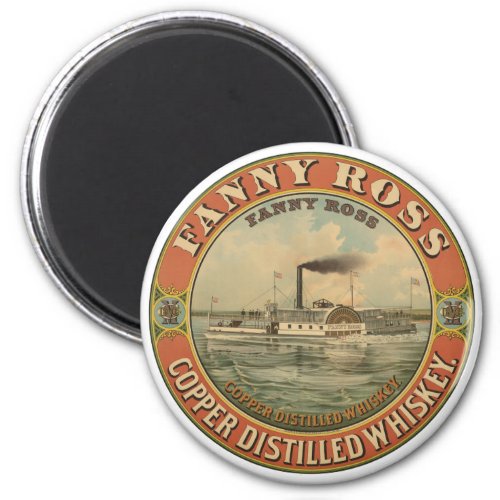 Vintage Ad For Fanny Ross Copper Distilled Whiskey Magnet