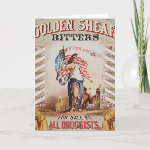 Vintage Ad For Golden Sheaf Bitters Card