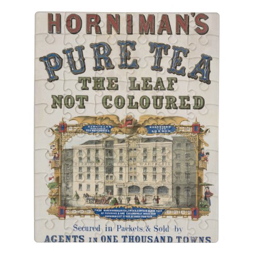 Vintage Ad For Hornimans Pure Tea Jigsaw Puzzle