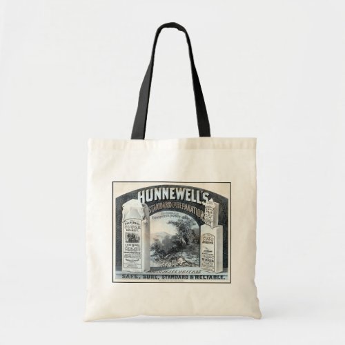 Vintage Ad For Hunnewells Standard Preparations Tote Bag