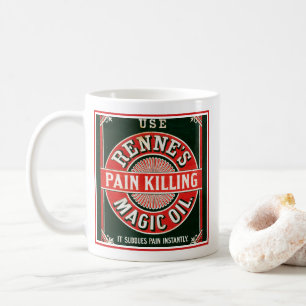 Vintage Ad For Renne's Pain Killing Magic Oil Coffee Mug