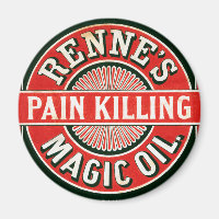 Vintage Ad For Renne's Pain Killing Magic Oil
