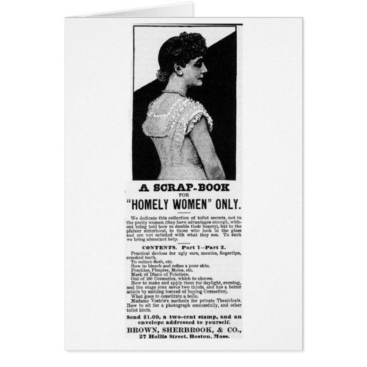 Vintage Ad - Help for Homely Women, (Front)