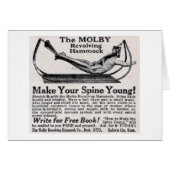 Vintage Ad - Molby Revolving Hammock, (Front Horizontal)