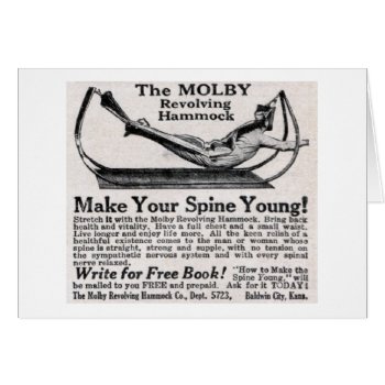Vintage Ad - Molby Revolving Hammock  by AsTimeGoesBy at Zazzle