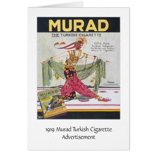 Vintage Ad - Murad Turkish Cigarettes, Cards (Front)