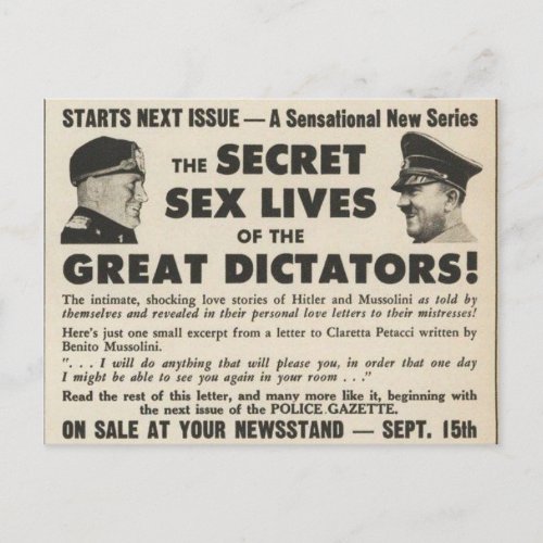 Vintage Ad Postcard