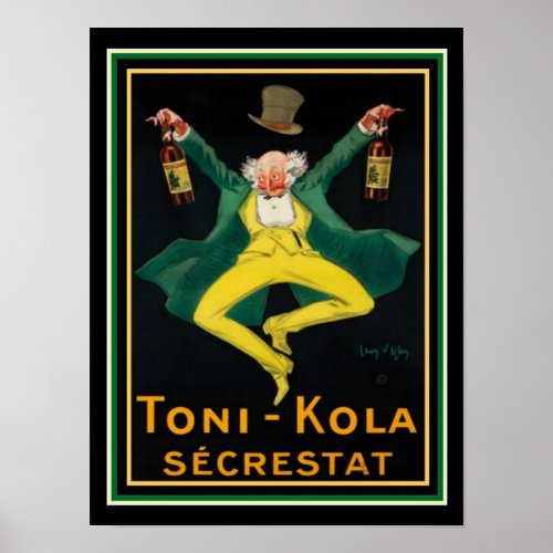 Vintage Ad Poster for  Toni_Kola Secrestat 12 x 16