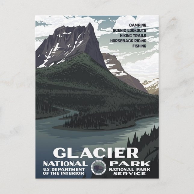 Vintage Ad Poster Postcard (Front)