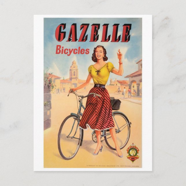 Vintage Ad Poster Postcard (Front)