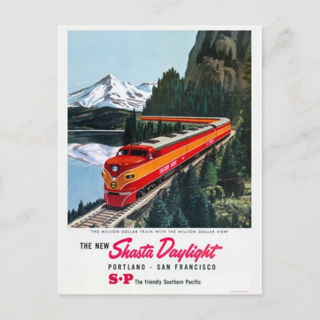 Vintage Ad Poster Postcard (Front)