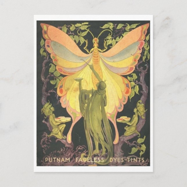 Vintage Ad Poster Postcard (Front)