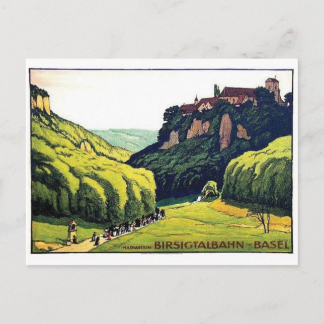 Vintage Ad Poster Postcard (Front)