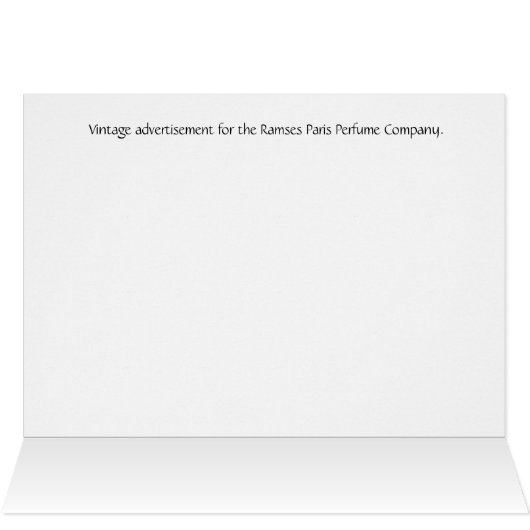 Vintage Ad - Ramses Paris Perfume, (Inside Horizontal (Top))