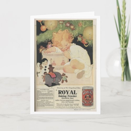Vintage Ad _ Royal Baking Powder Holiday Card