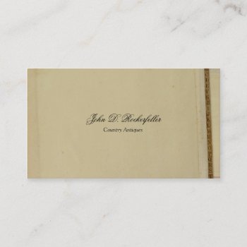 Vintage Address Book Tabs Business Card by MarceeJean at Zazzle