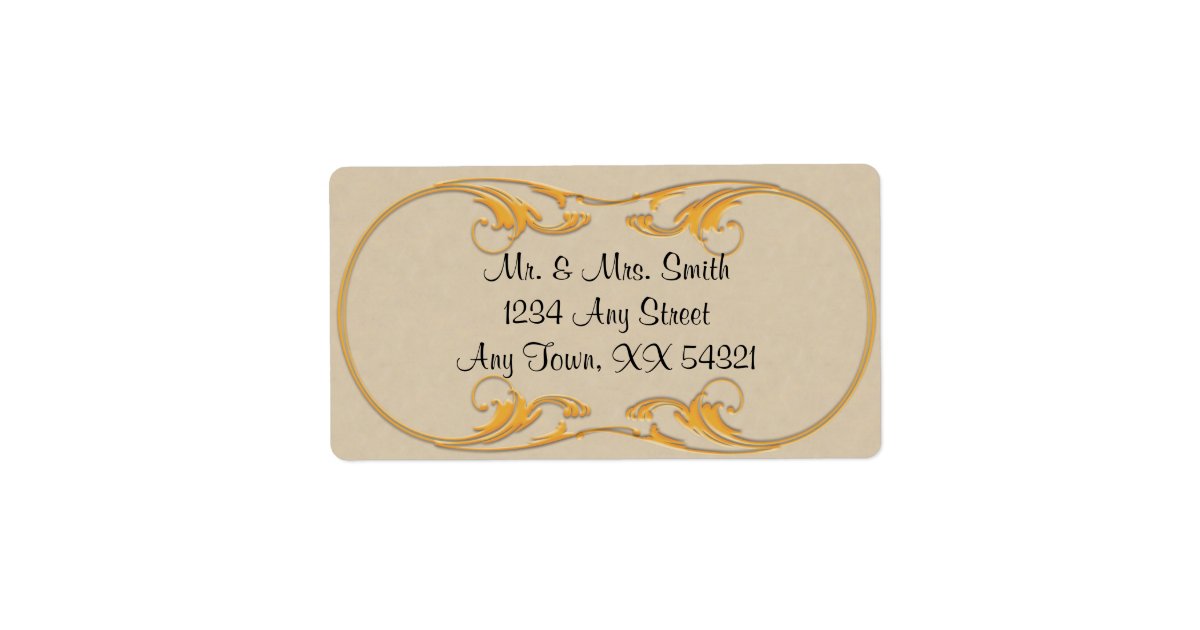 Vintage Address Labels Large Zazzle