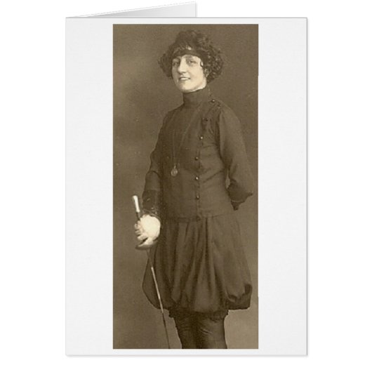 Vintage Adeline Gehrig 1924 Olympics Fencing! Cards (Front)