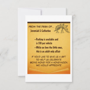 Vintage Adventure Wedding Information Card v2