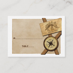 Vintage Adventure Wedding Place Card