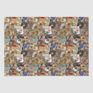 vintage advert tissue paper